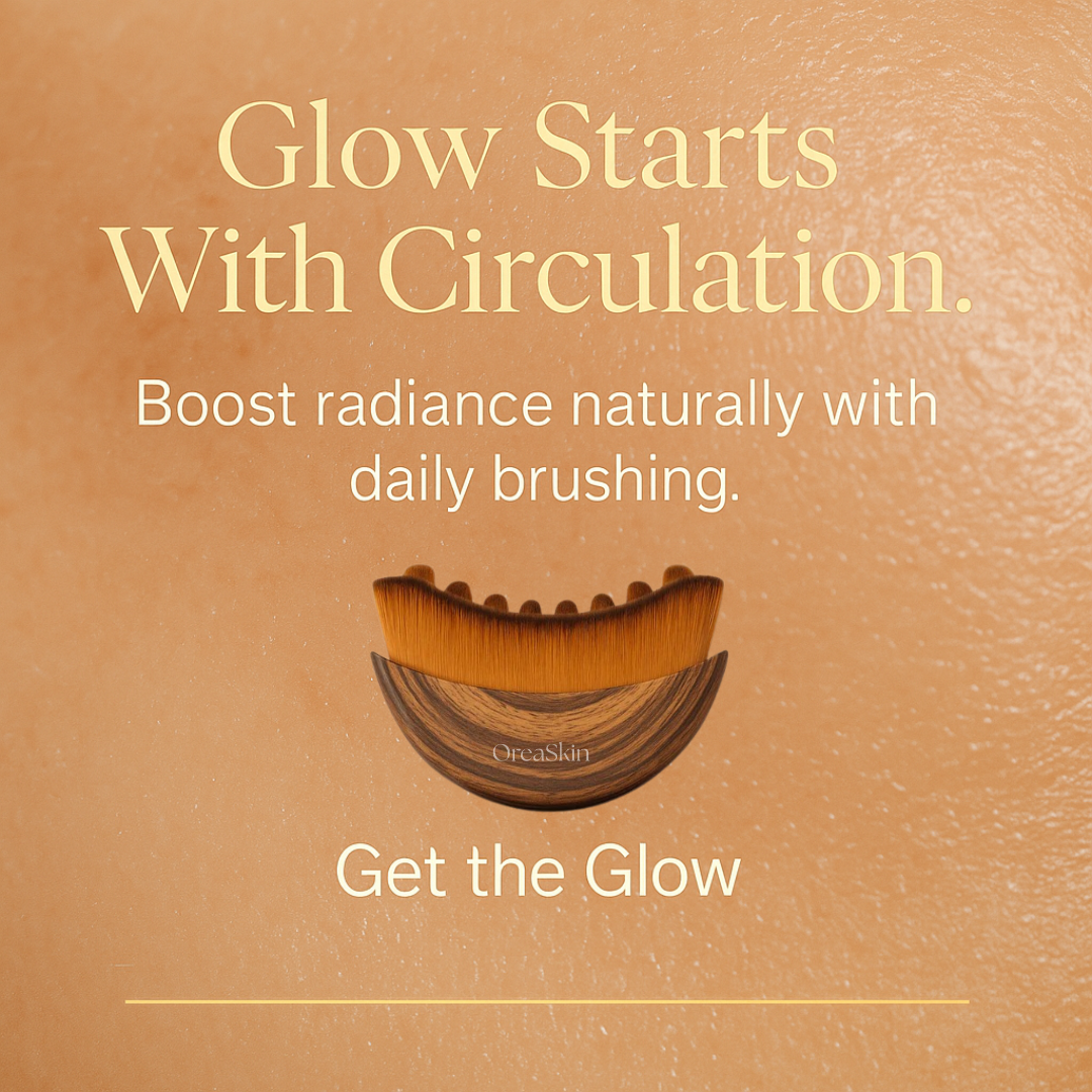 OreaSkin Lymphatic Contour Face Brush